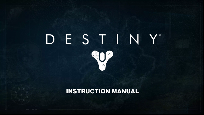 Page 1 de la notice Manuel utilisateur Microsoft Destiny (Xbox 360)