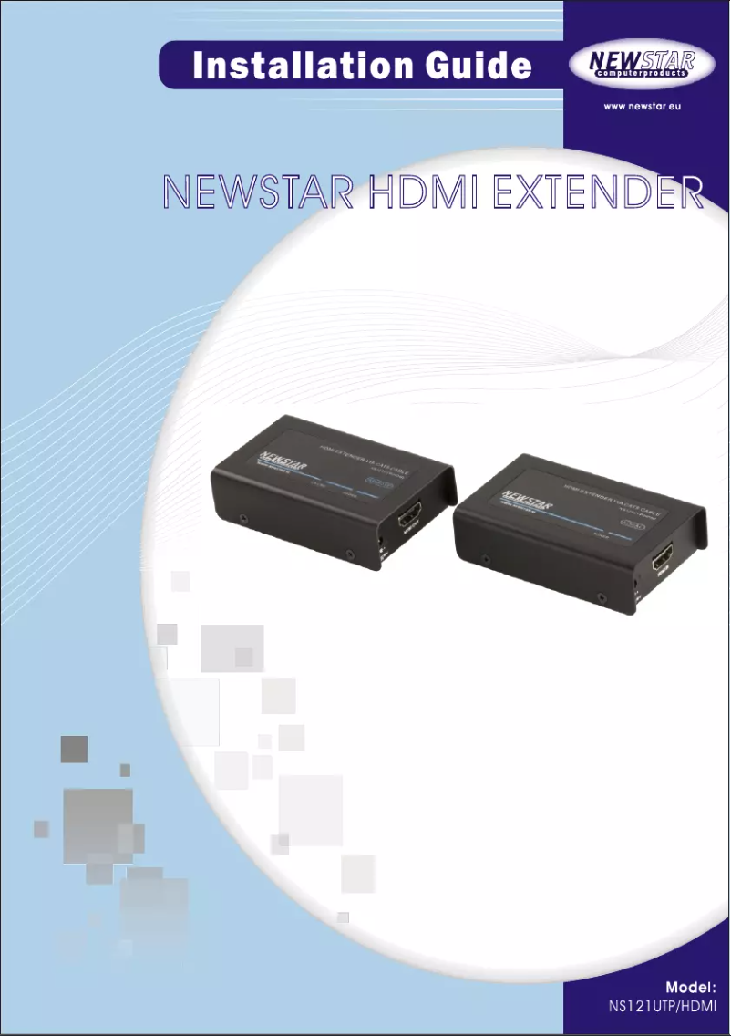 Image de la première page du manuel de l'appareil NS121UTP/HDMI