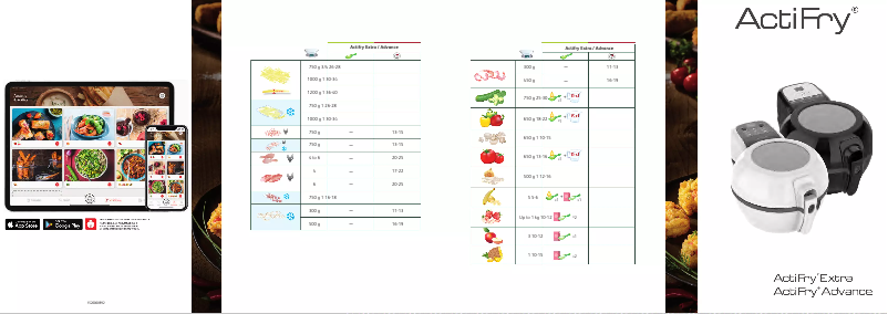 Page n°1 - Manuel utilisateur Tefal Actifry Advance FZ7278
