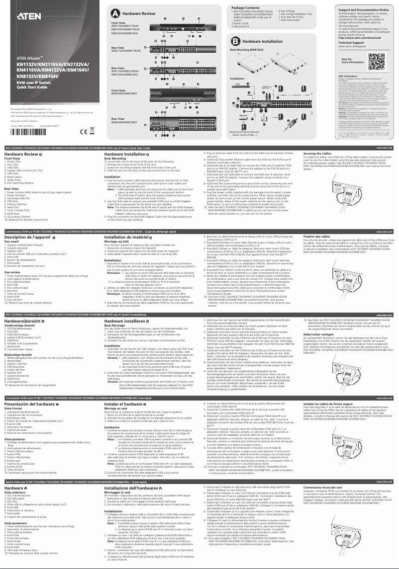 Image de la première page du manuel de l'appareil KN4132VA
