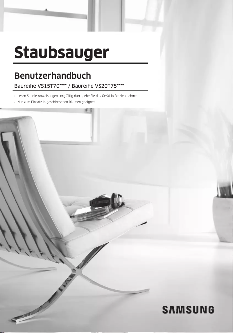 Image de la première page du manuel de l'appareil Jet 75 expert VS20T75D2T1