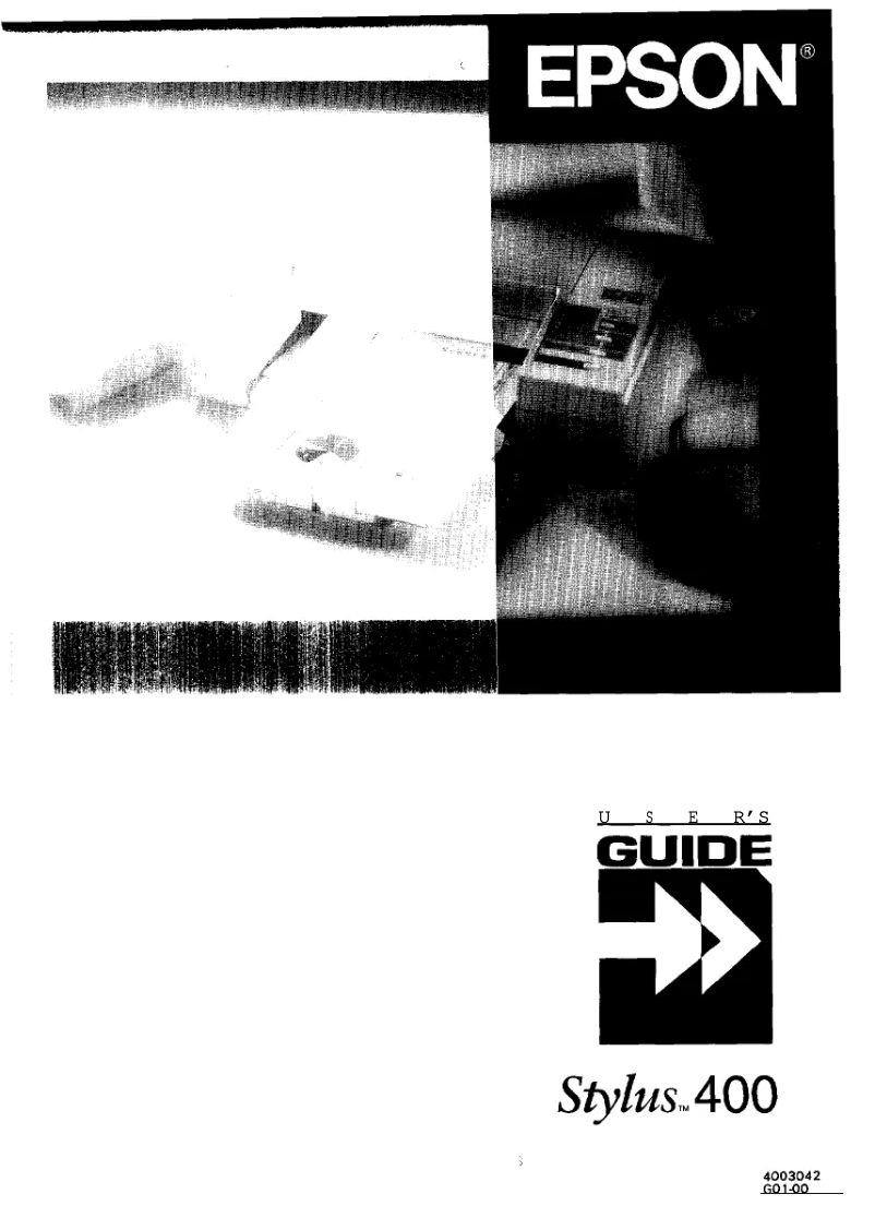 Imagen de la primera página del manual del dispositivo Stylus 400