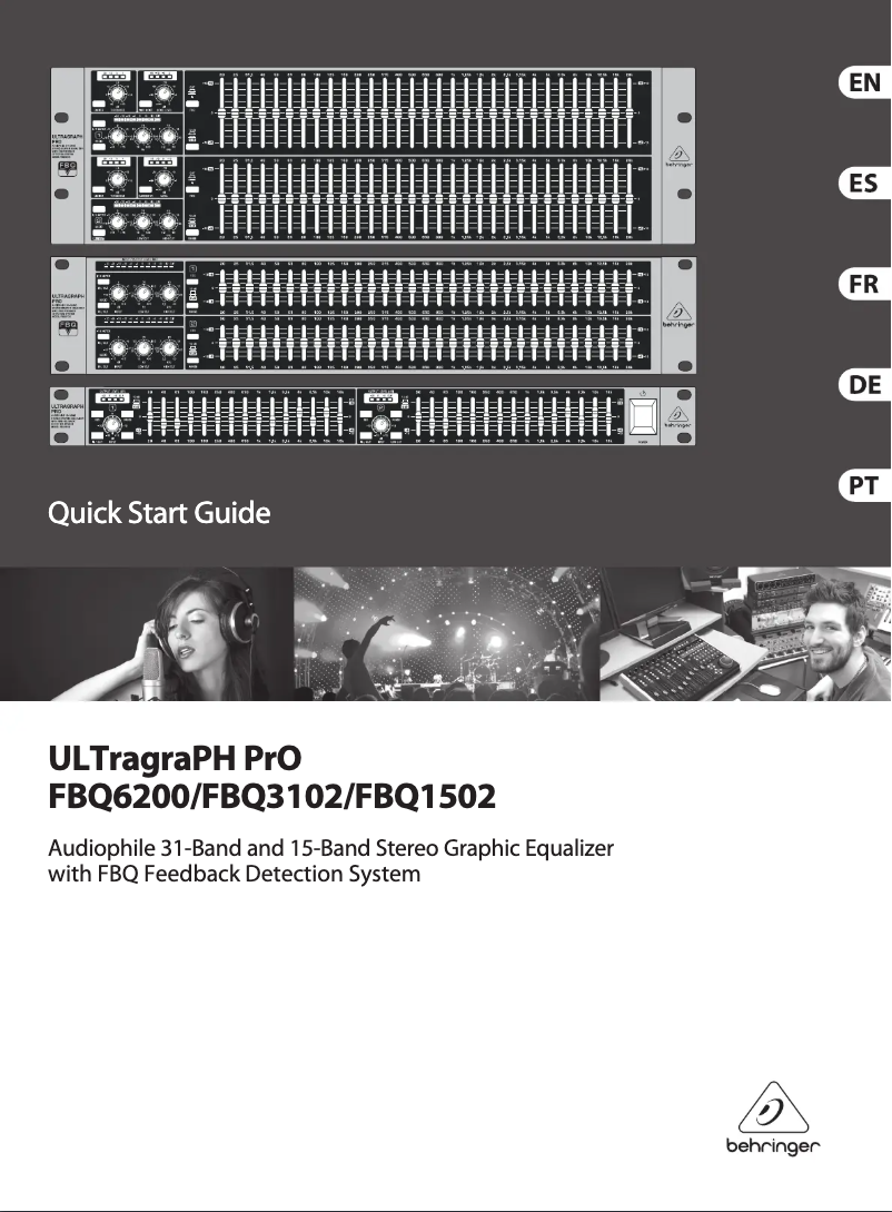 Page n°1 - Guide de démarrage rapide Behringer FBQ1502