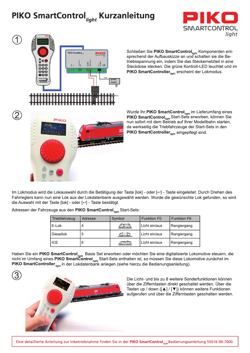Page 1 de la notice Manuel utilisateur Piko 59029
