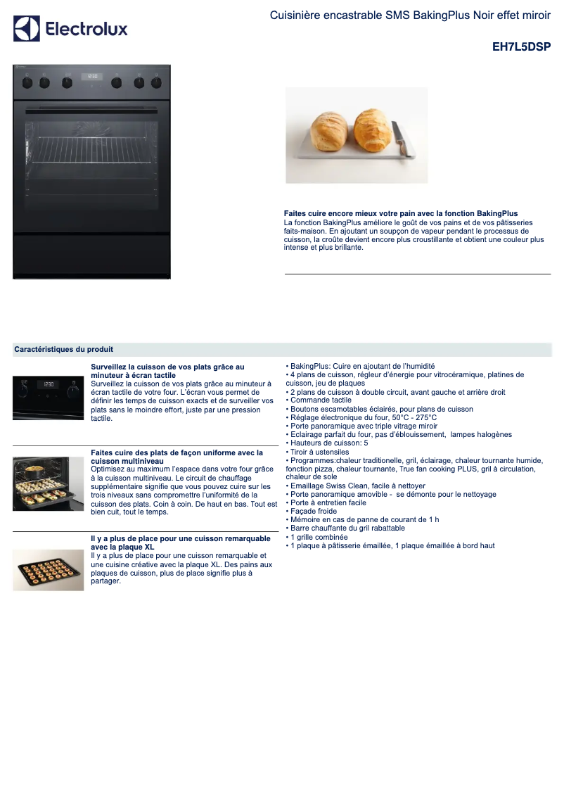 Image de la première page du manuel de l'appareil EH7L5DSP