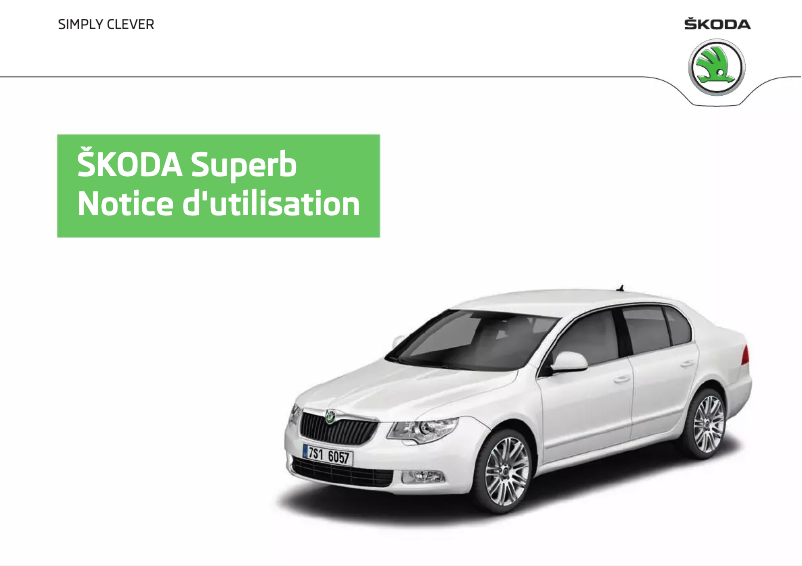 Page 1 de la notice Manuel utilisateur Skoda Superb (2012)