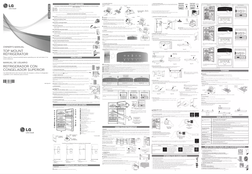 Image de la première page du manuel de l'appareil GM-S482UQV