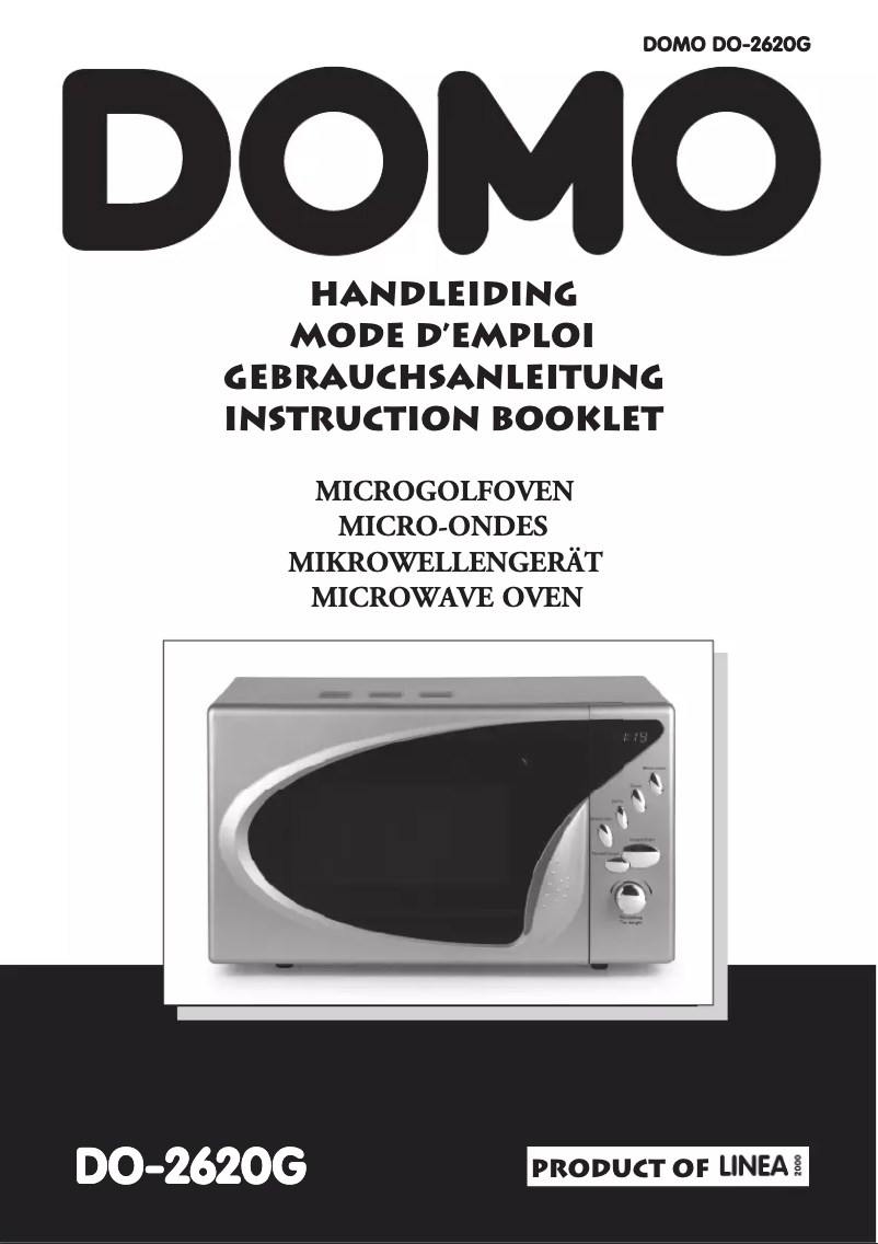 Page 1 de la notice Manuel utilisateur Domo DO2620G