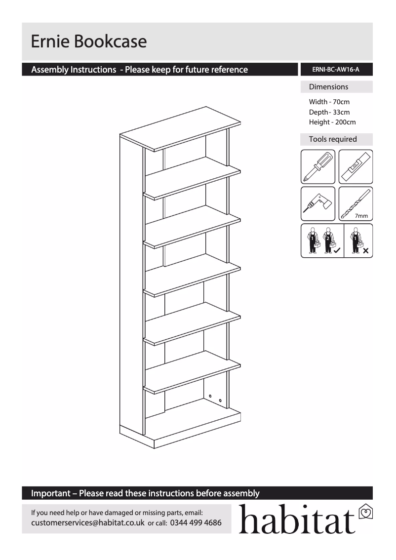 Image de la première page du manuel de l'appareil Ernie