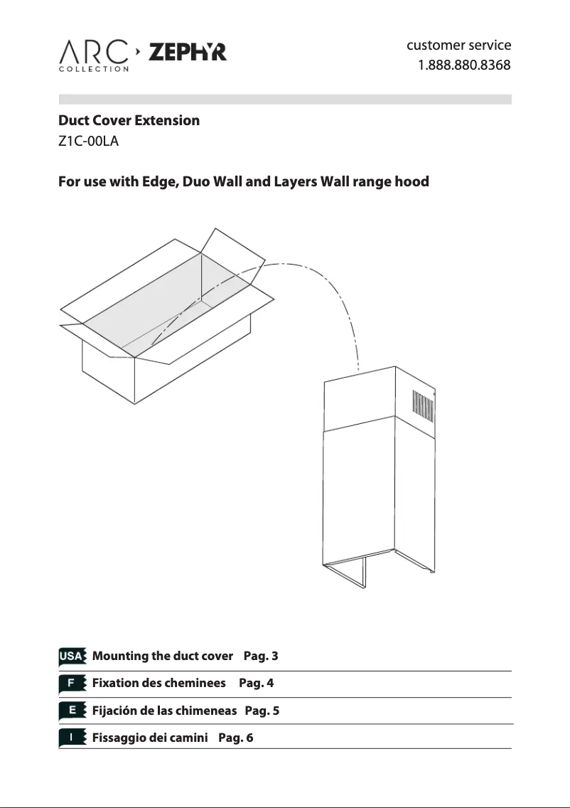 Page n°1 - Manuel utilisateur Zephyr Z1C-00LA