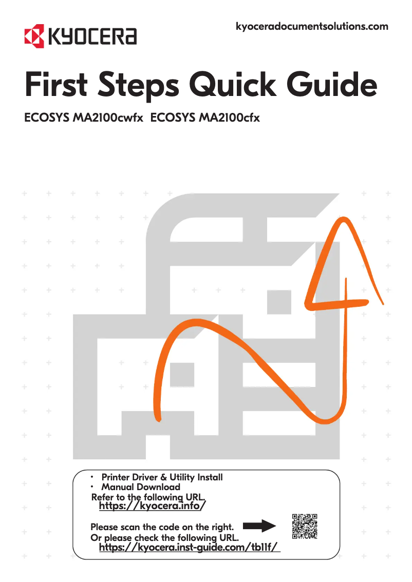 Page 1 de la notice Manuel utilisateur Kyocera ECOSYS MA2100cfx