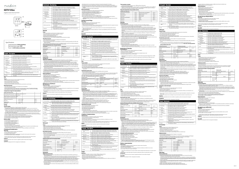 Image de la première page du manuel de l'appareil KATH105BK