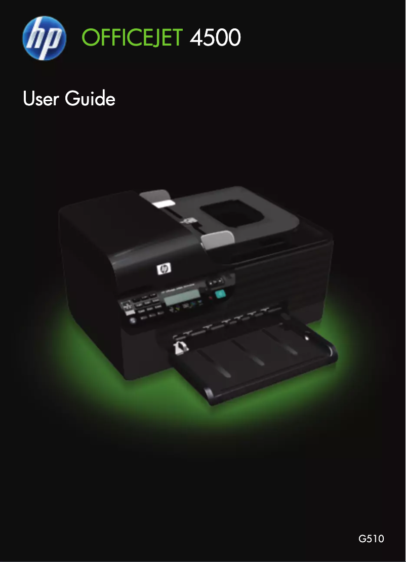 Page 1 de la notice Manuel utilisateur HP Officejet G510g