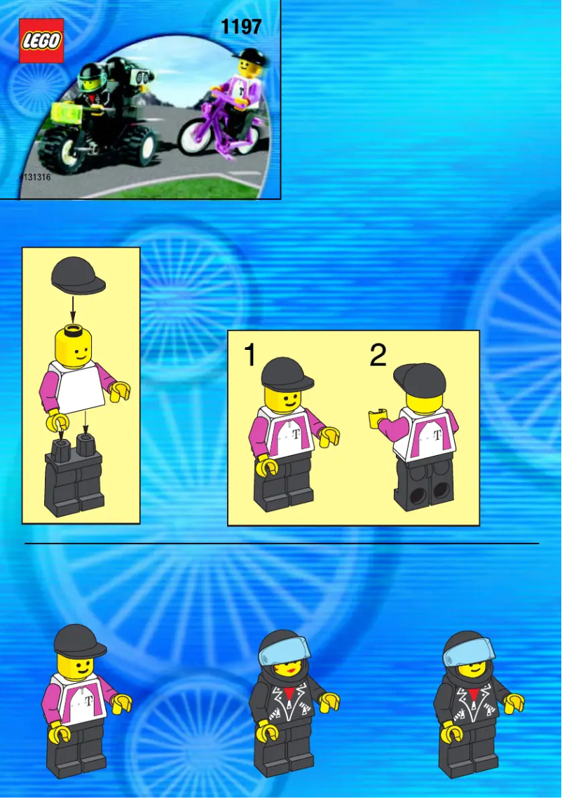 Page 1 de la notice Manuel utilisateur Lego DT MOTOR BIKE W/CAMERA