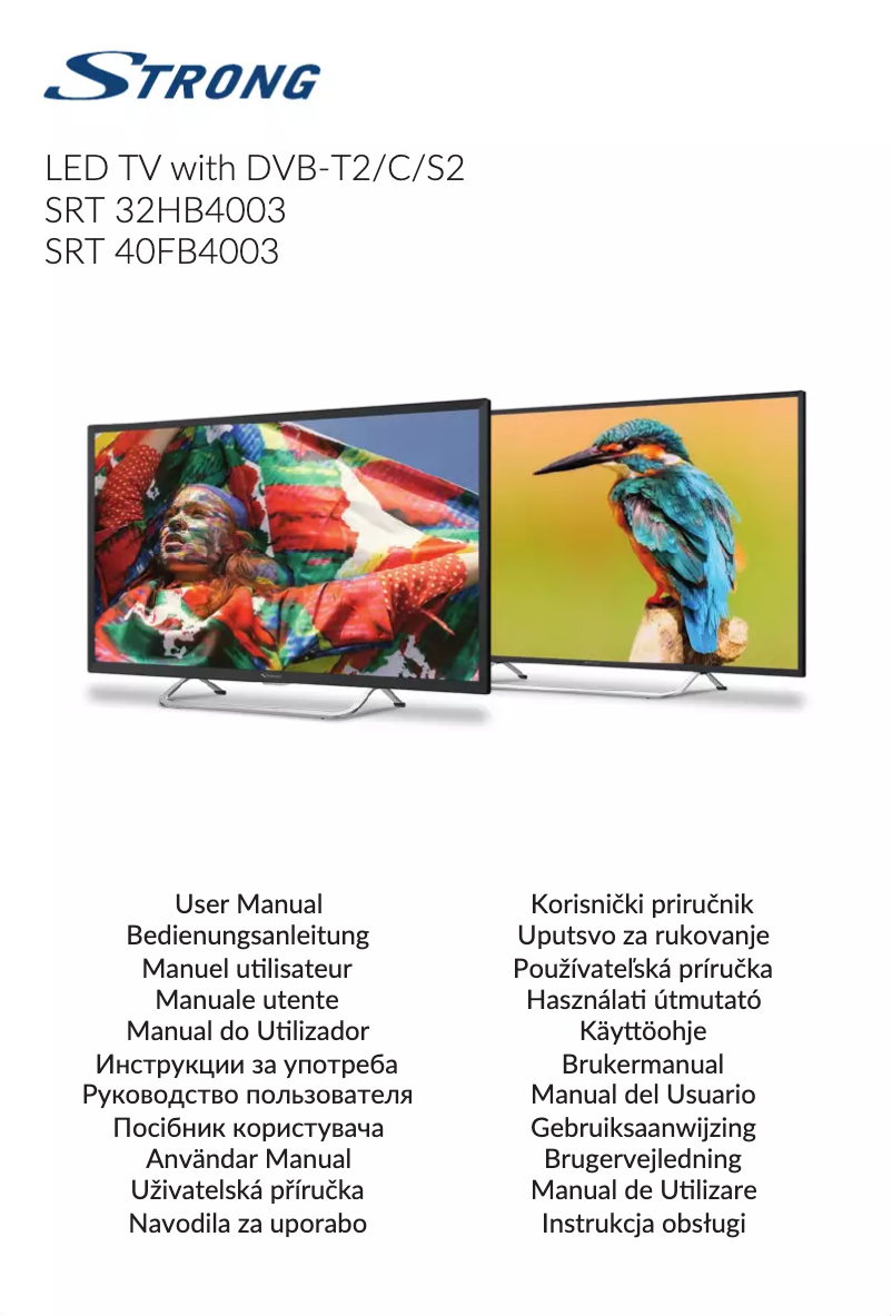 Page n°1 - Manuel utilisateur Strong SRT 32HB4003