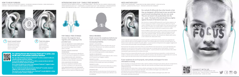 Page n°1 - Manuel utilisateur JBL Yurbuds Focus 300
