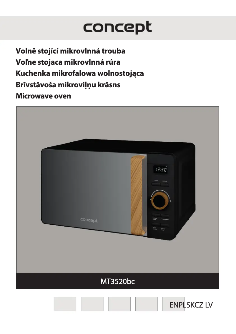 Page 1 de la notice Manuel utilisateur Concept MT3520bc