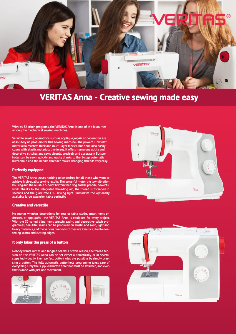 Image de la première page du manuel de l'appareil Anna