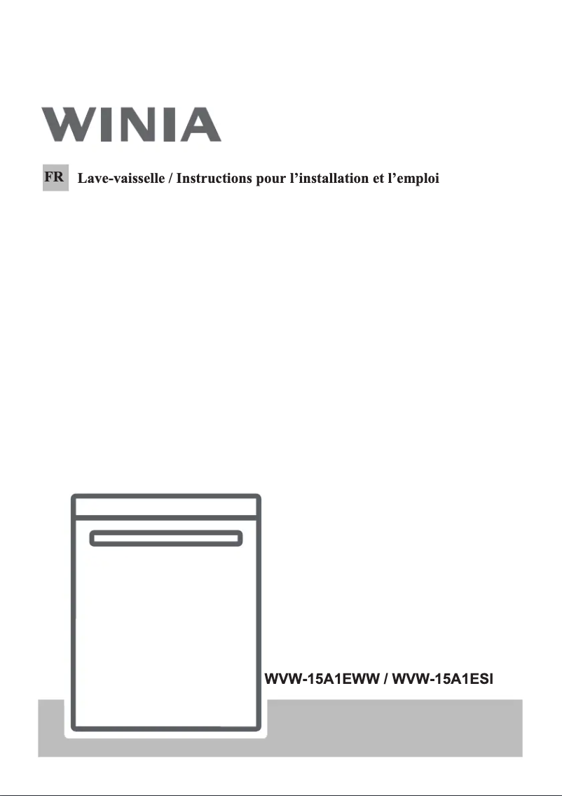 Page n°1 - Manuel utilisateur Winia WVW-15A1EWW