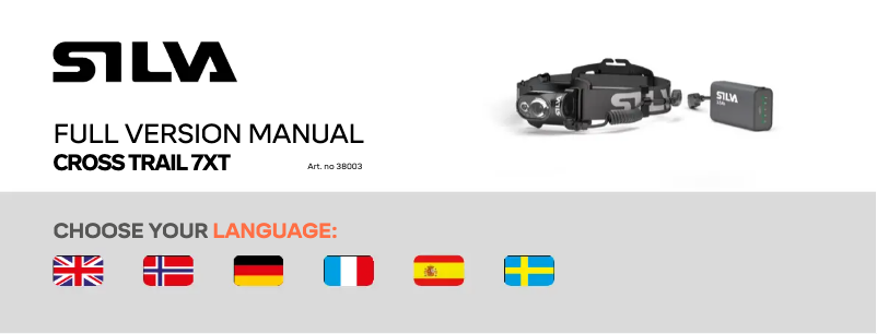 Página 1 del manual Manual de usuario Silva Trail Speed 7XT
