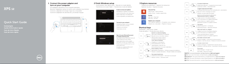 Image de la première page du manuel de l'appareil XPS 9Q33