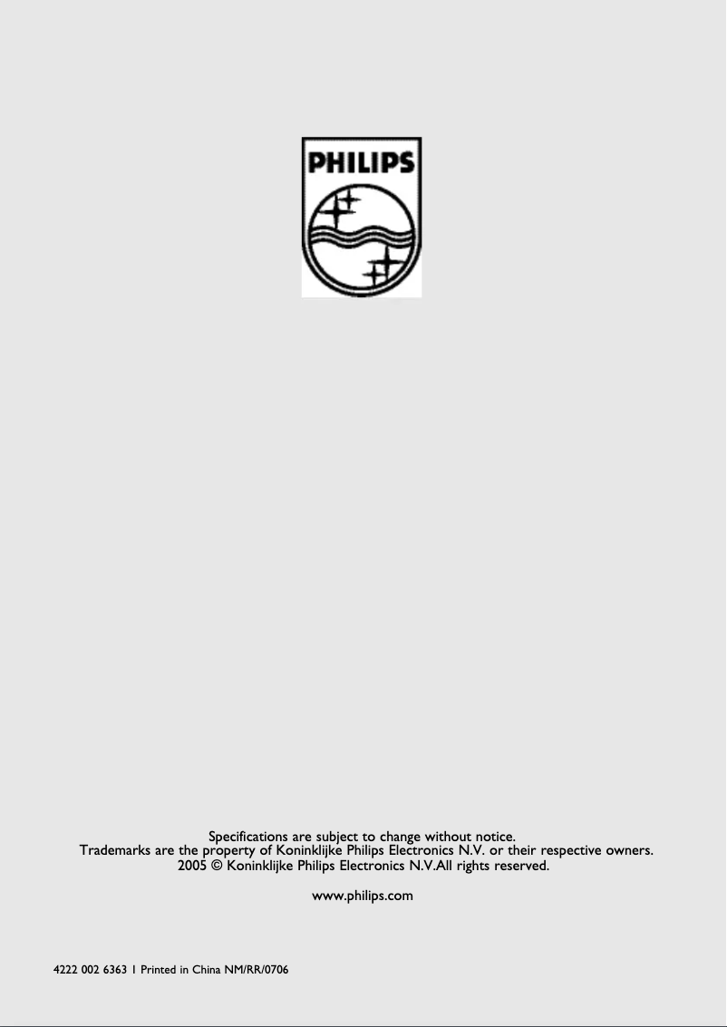 Página 1 del manual Guía de inicio rápido Philips SCD361