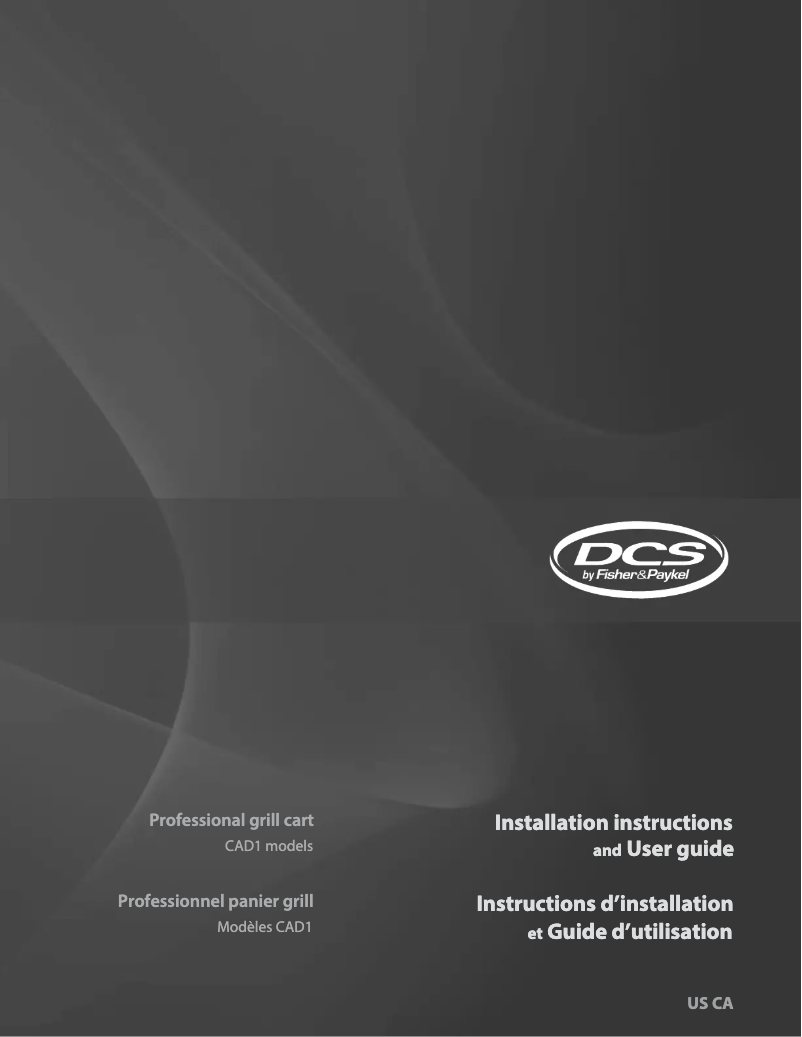 Page 1 de la notice Manuel utilisateur DCS CAD136