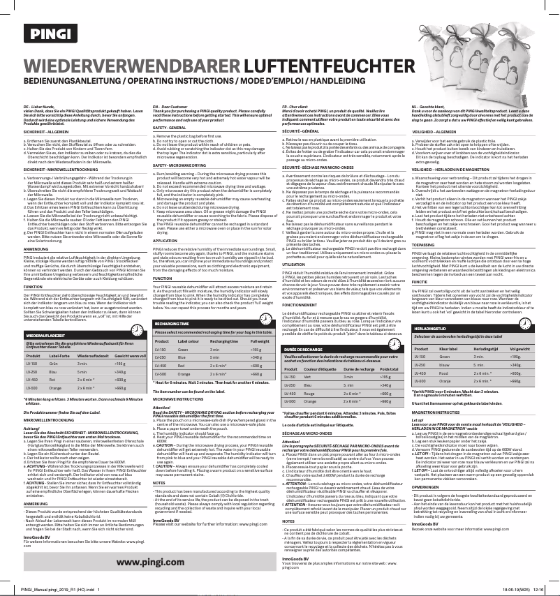 Image de la première page du manuel de l'appareil LV-250