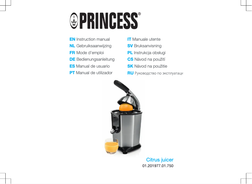 Página 1 del manual Manual de usuario Princess 201977