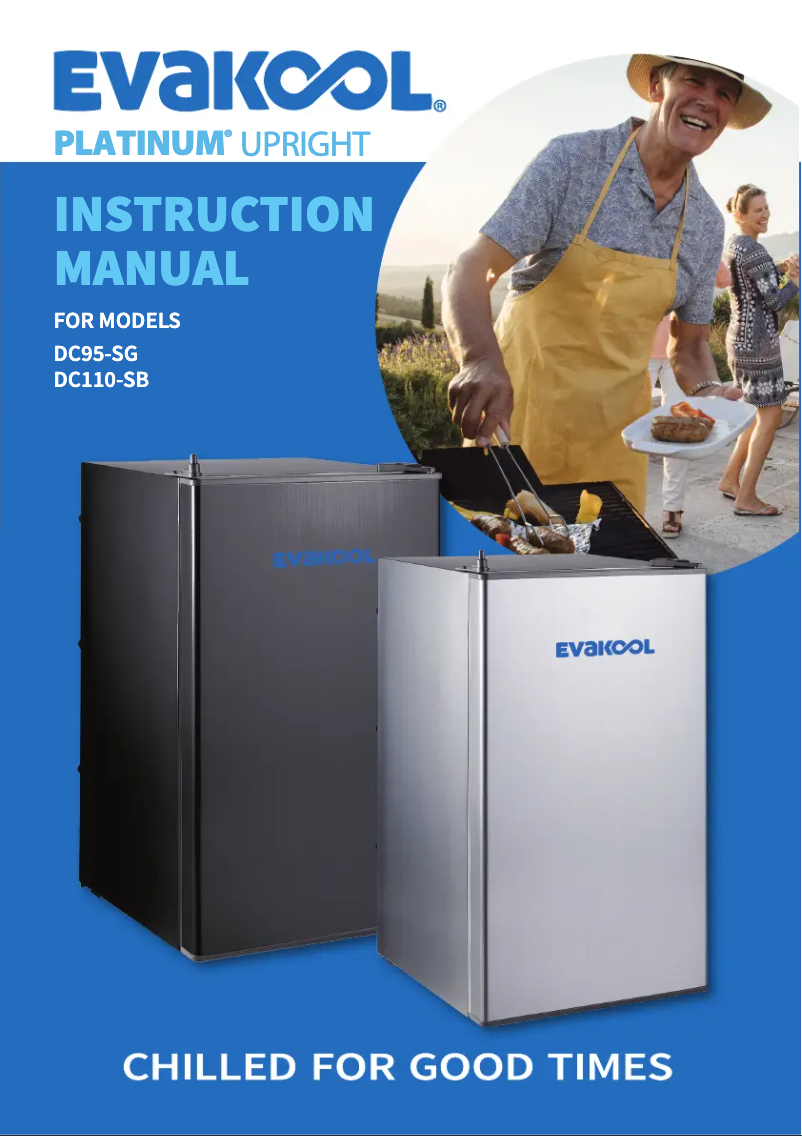 Page n°1 - Manuel utilisateur Evakool DC95-SG