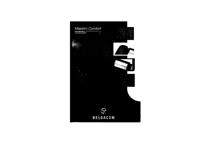 Page 1 de la notice Manuel utilisateur Belgacom Maestro Comfort