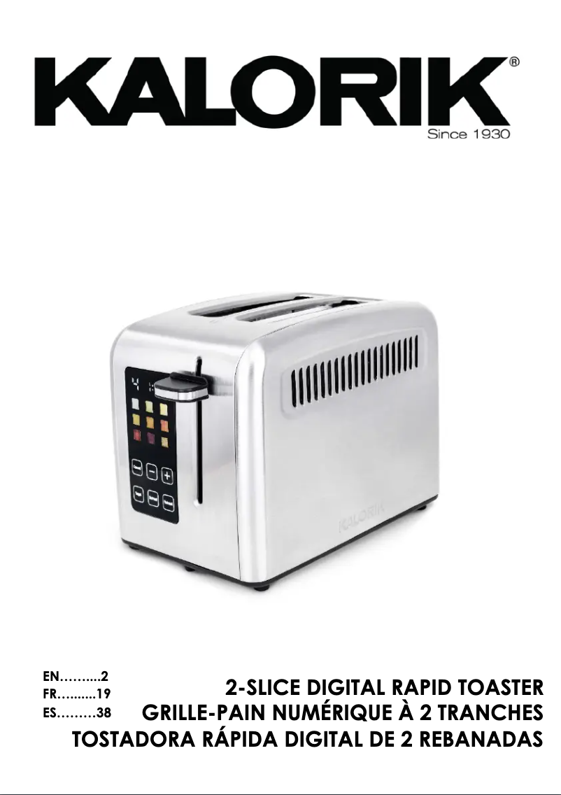 Página 1 del manual Manual de usuario Kalorik TO 50665