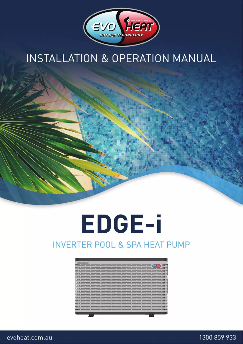 Page 1 de la notice Manuel utilisateur EvoHeat Evo Edge-i