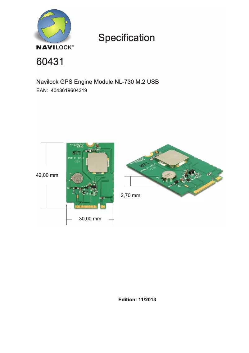 Image de la première page du manuel de l'appareil NL-730