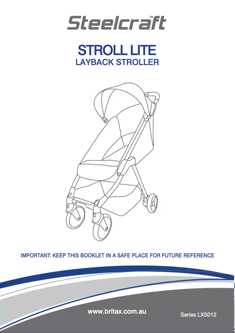 Image de la première page du manuel de l'appareil Stroll Lite