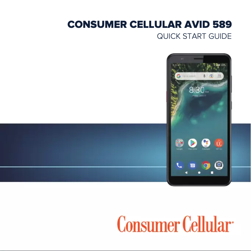 Page n°1 - Guide de démarrage rapide ZTE Avid 589