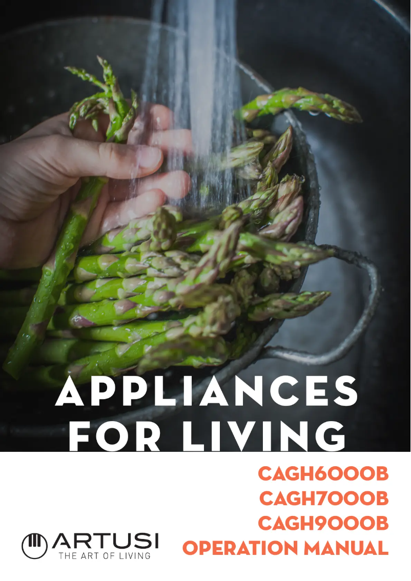 Página 1 del manual Manual de usuario Artusi CAGH9000B