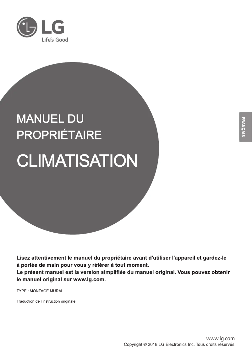 Image de la première page du manuel de l'appareil MJ12PC