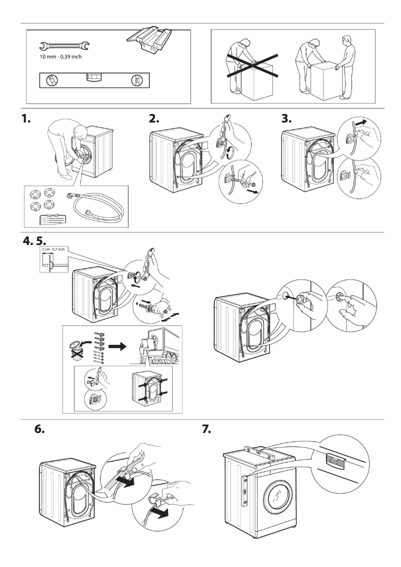Imagen de la primera página del manual del dispositivo FFWDB 864349 WV SPT