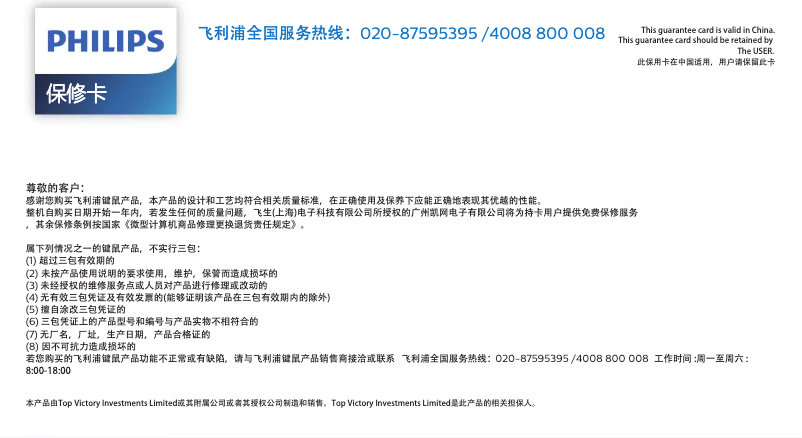 Page 1 of the manual User Manual Philips SPK7424