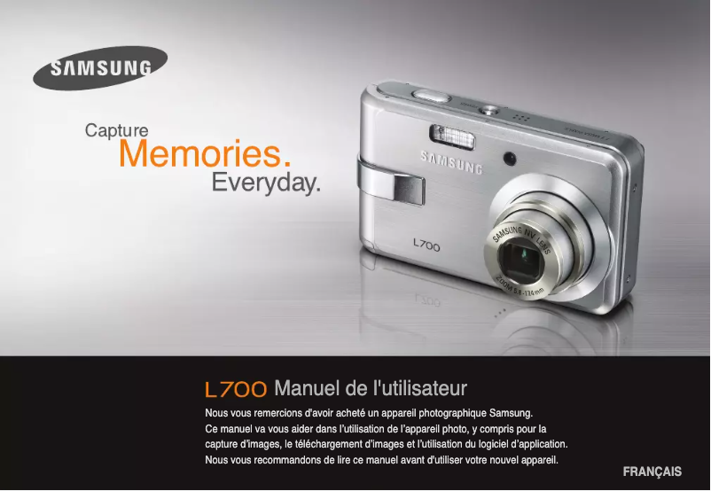 Image de la première page du manuel de l'appareil L700