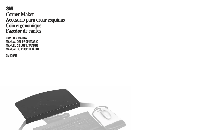 Page n°1 - Manuel utilisateur 3M CM100MB