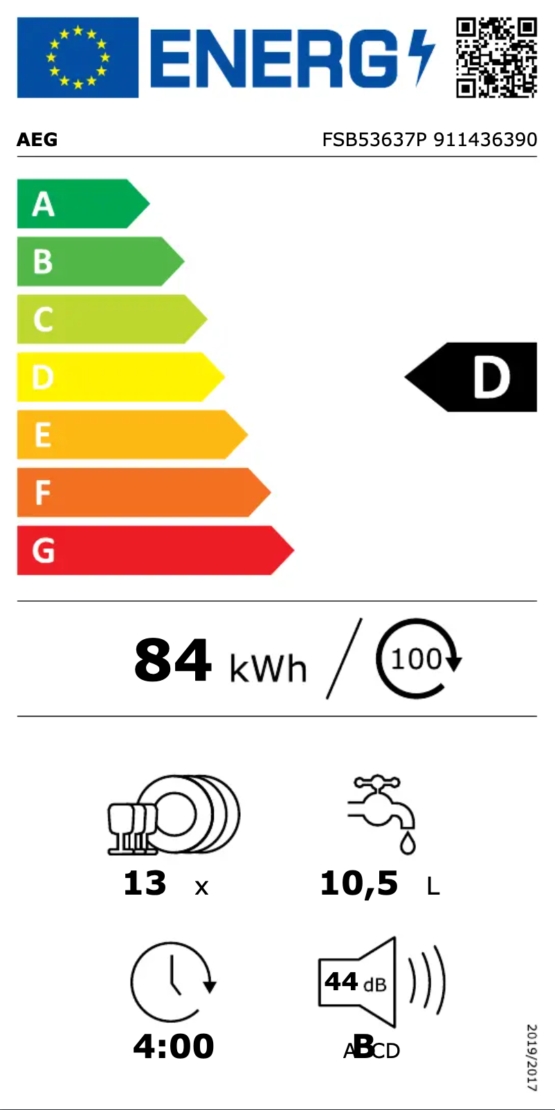 Image de la première page du manuel de l'appareil FSB53637P
