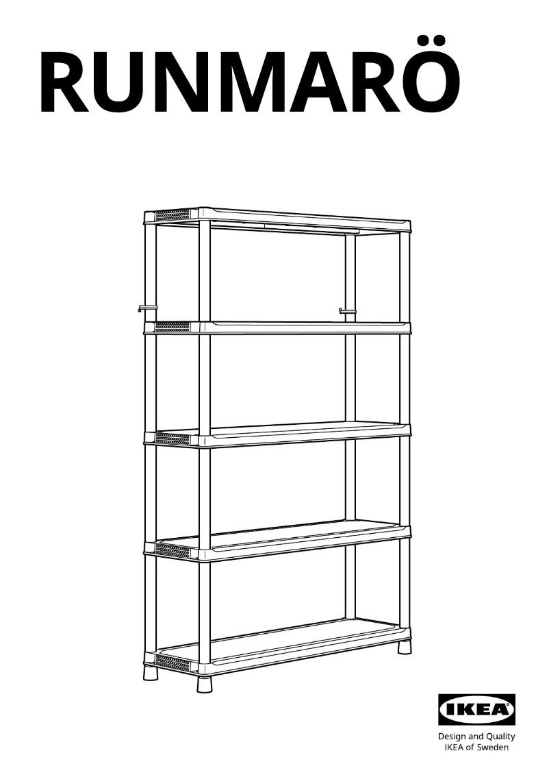 Imagen de la primera página del manual del dispositivo RUNMARÖ 905.513.18