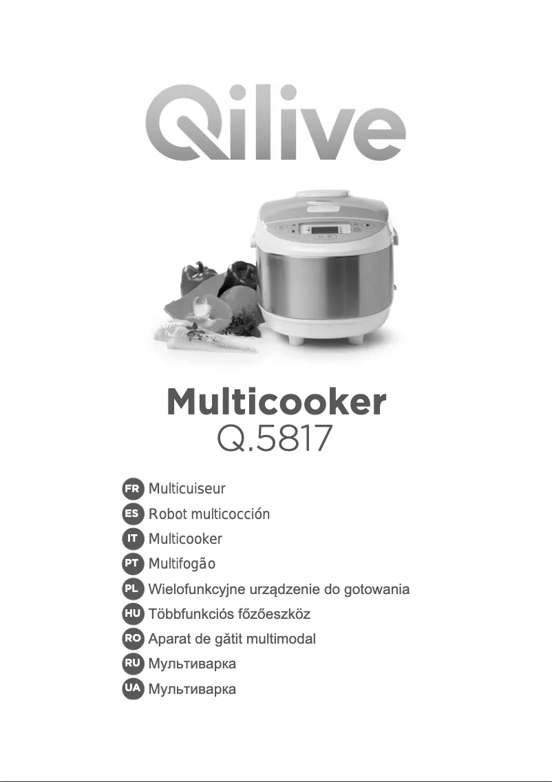 Page 1 de la notice Manuel utilisateur Qilive Q.5817