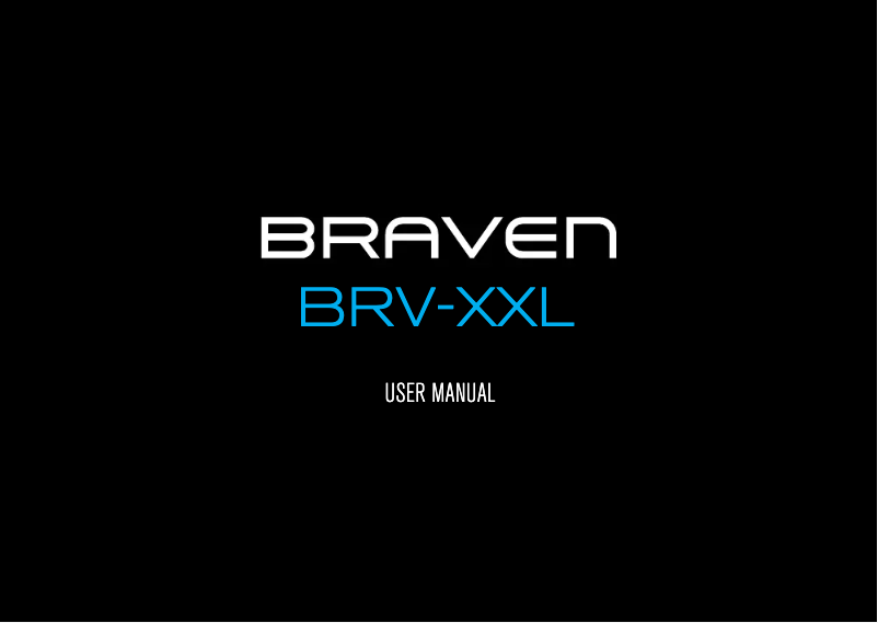 Page 1 de la notice Manuel utilisateur Braven BRV-XXL