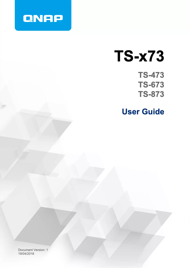 Image de la première page du manuel de l'appareil TS-473-8G