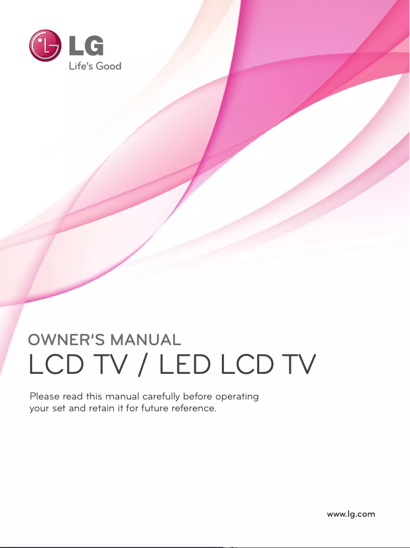 Image de la première page du manuel de l'appareil 42LD570