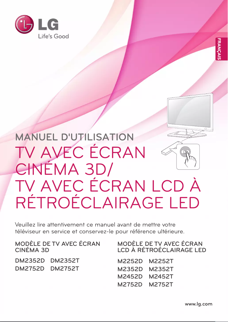 Image de la première page du manuel de l'appareil M2252D