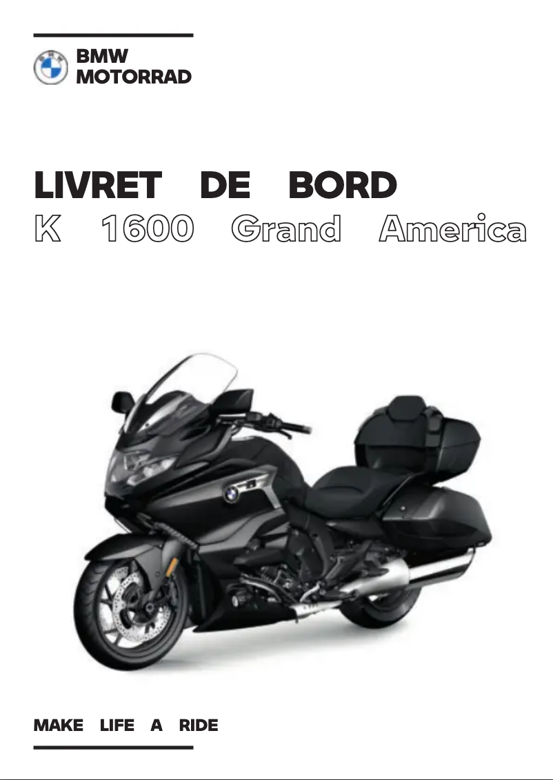 Página 1 del manual Manual de usuario BMW K 1600 B (2024)